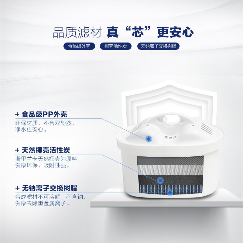 爱泉仕(AquaSelect)净水滤芯 便携式 净水器 Multimax超效复合滤芯 2枚装