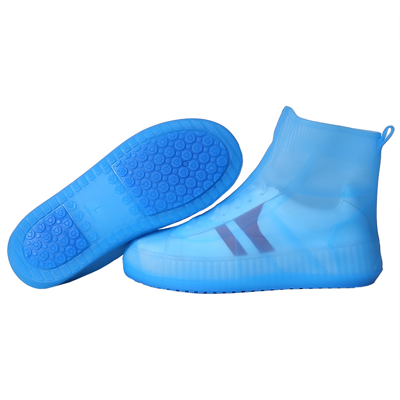 防雨鞋套防水防滑橡胶加厚耐磨底成人男女儿童户外防护套神器双层耐磨
