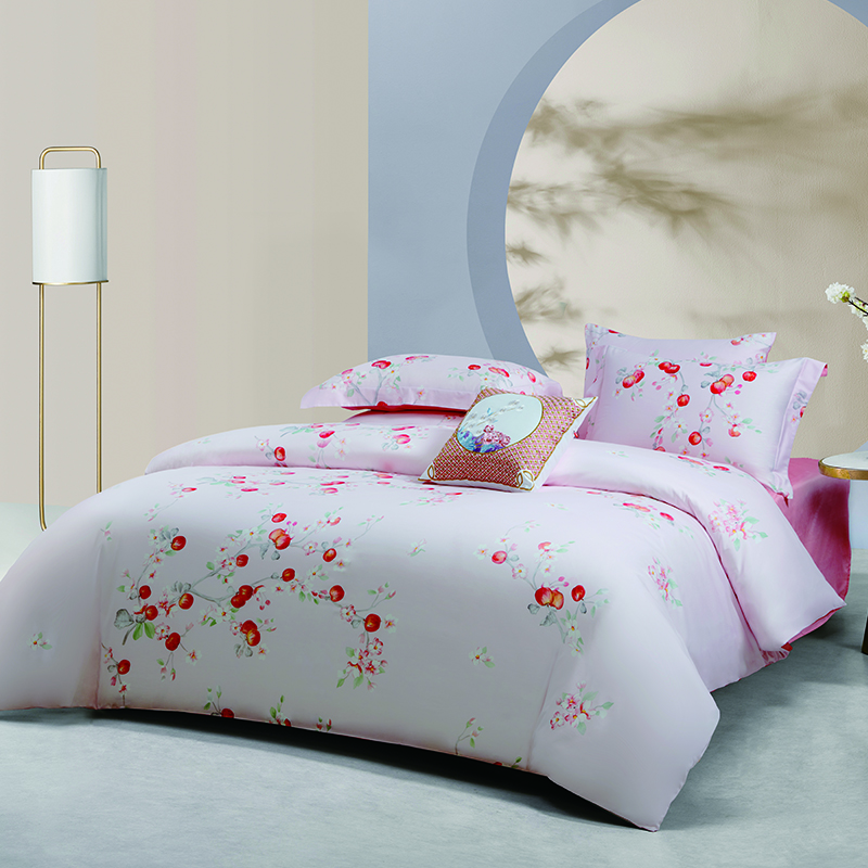 梦洁家纺 梦洁纯棉印花四件套：平安如意1010189098高清大图