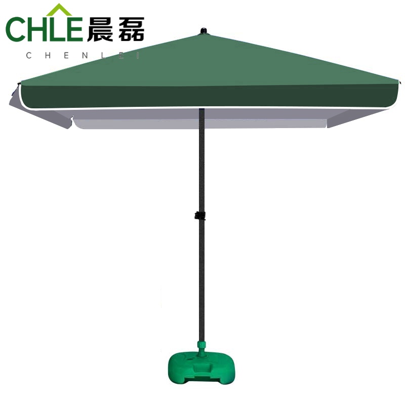 晨磊大伞墨绿+底座/个高清大图