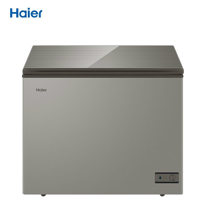 海尔冰柜家用小型零下低温 速冻海鲜冷冻柜冷藏减霜80%冷柜 彩晶门体