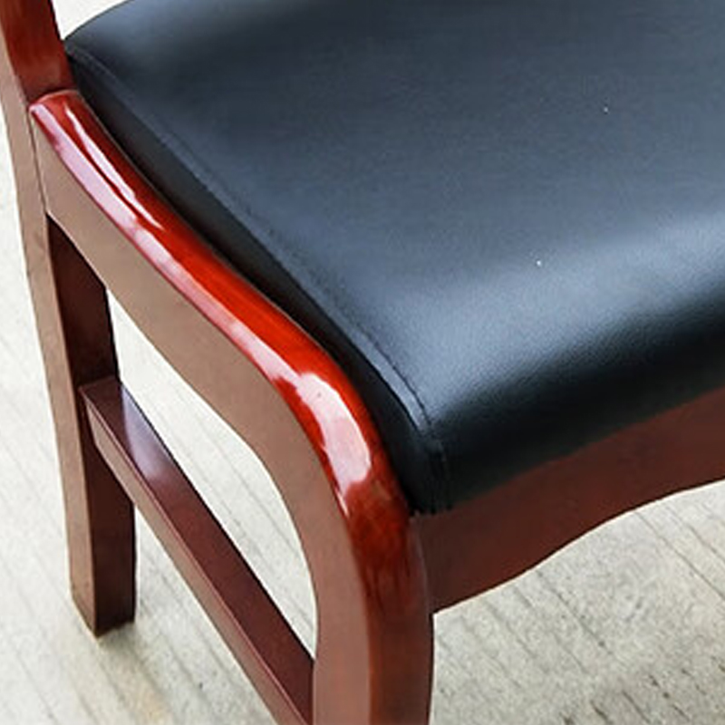 铭威盾会议椅皮面靠背椅无扶手常规款高清大图