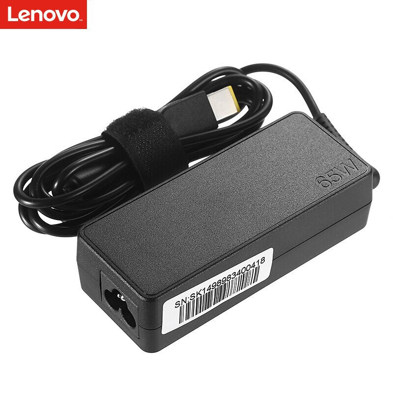联想(Lenovo)原装 电源适配器 笔记本充电器 电脑充电线 20V3.25A 65W方口 电源线