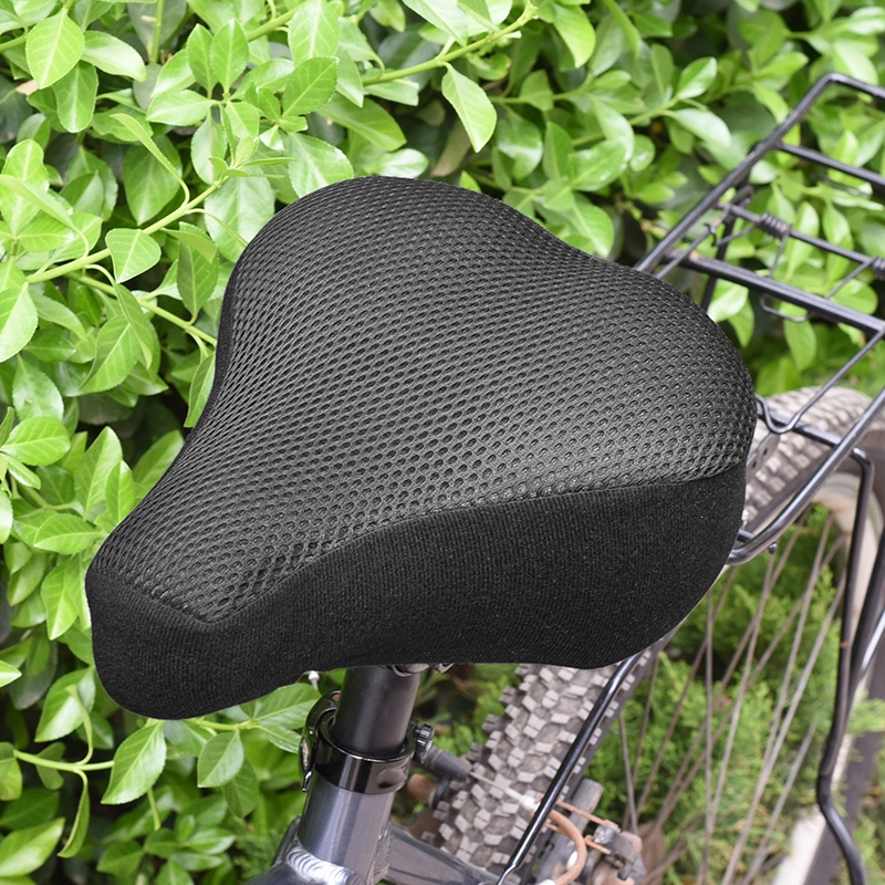 妖怪普通自行车座套坐垫套隔热透气电动车单车骑行座垫套软舒适
