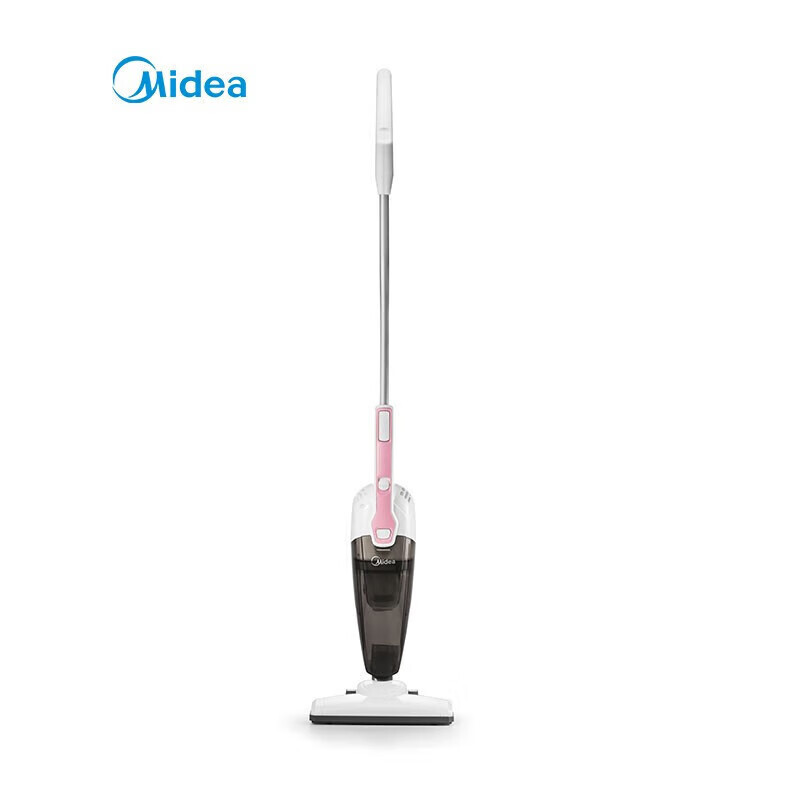 美的(Midea)家用 手持式推杆 吸尘器大吸力三合一强劲吸力多档调节小巧轻便低音吸床沙发吸猫毛VS04K1-FW