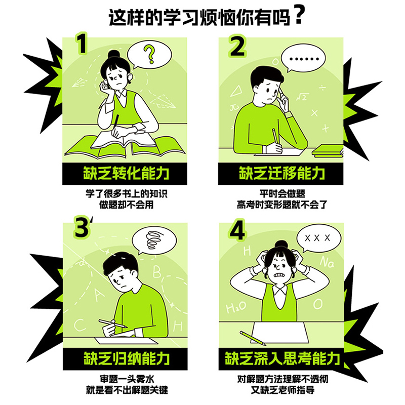 [3本套装]数学+物理+化学 高中 [正版]2024版解题觉醒语文数学英语物理化学一化儿政治历史地理生物新高考一轮复习资高清大图
