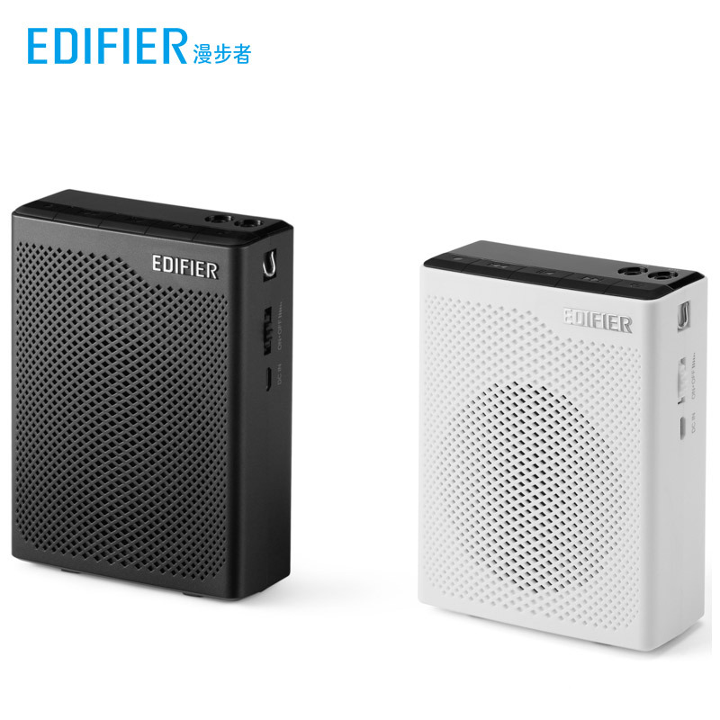 EDIFIER/漫步者 MF5小蜜蜂扩音器教师用便携式喇叭扬声器户外喊话器耳麦专用导游扩音器音响小喇叭