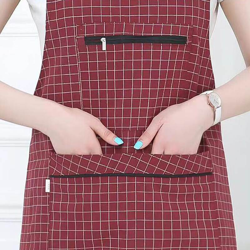 植巾(PLANTJIN)SNWQ100 90*70cm  围裙(计价单位:件)红色高清大图