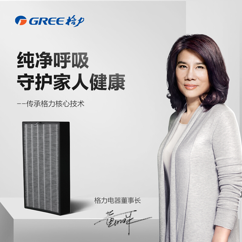 格力(GREE)空气净化器 原装滤网复合滤芯 家用除甲醛除细菌除雾霾PM2.5 配KJ700G-A01高清大图