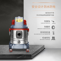 杰诺水过滤吸尘器508T大功率1800W大吸力家用商用工业漩涡式水过滤桶式吸尘器 装修美缝粉尘克星20升
