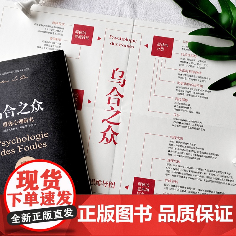 乌合之众:群体心理研究(社会心理学领域扛鼎之作,一部讲透政治、经济、管理的心理学巨著)高清大图