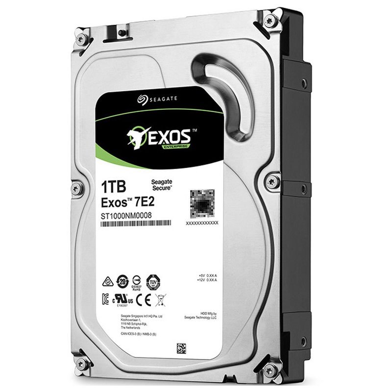 希捷(Seagate) 企业级硬盘 ST1000NM008 银河系列 128MB 7200RPM SATA接口 1TB