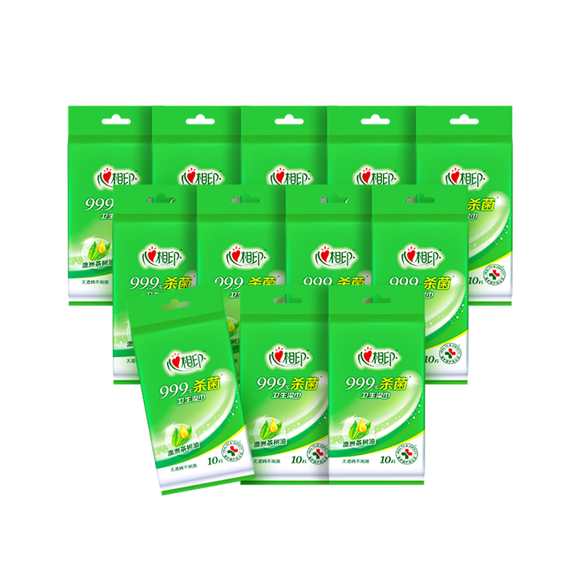 心相印 卫生系列单片装湿巾12包12XCA001(包装)