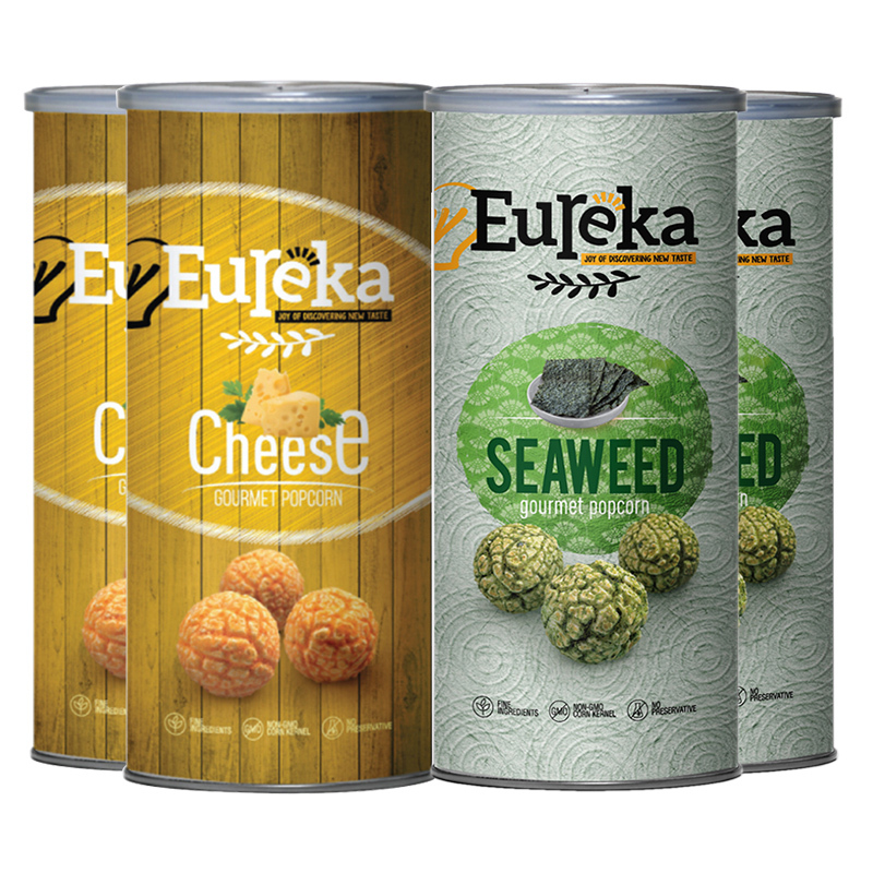 4罐装▏eureka 友礼佳 爆米花 芝士味玉米花
