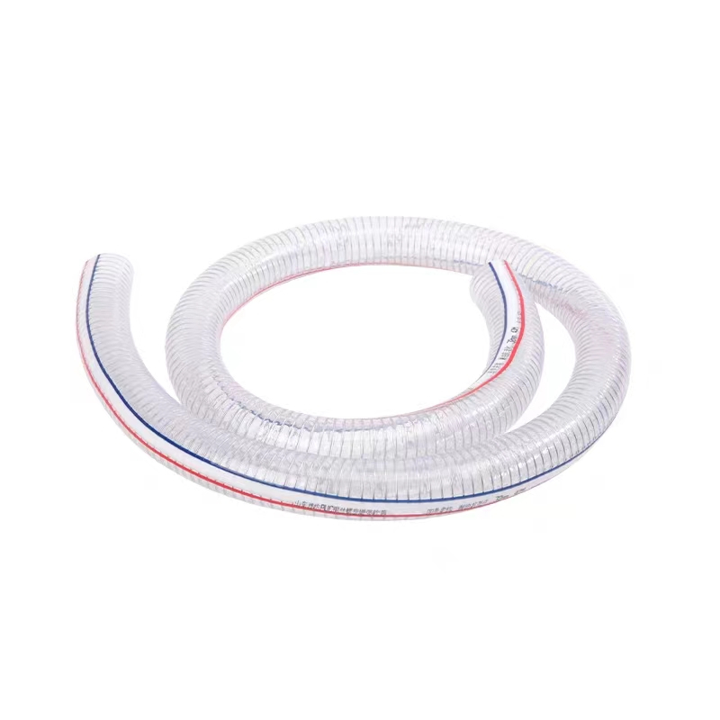 鑫迈凯斯 PVC透明钢丝软管 透明塑料管 内径60mm 壁厚4.0mm 米高清大图