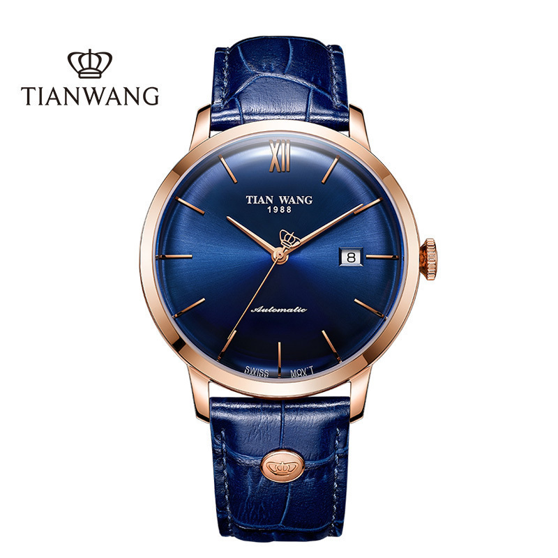 天王表腕表mix系列机械表男表瑞士进口机芯机械腕表51013