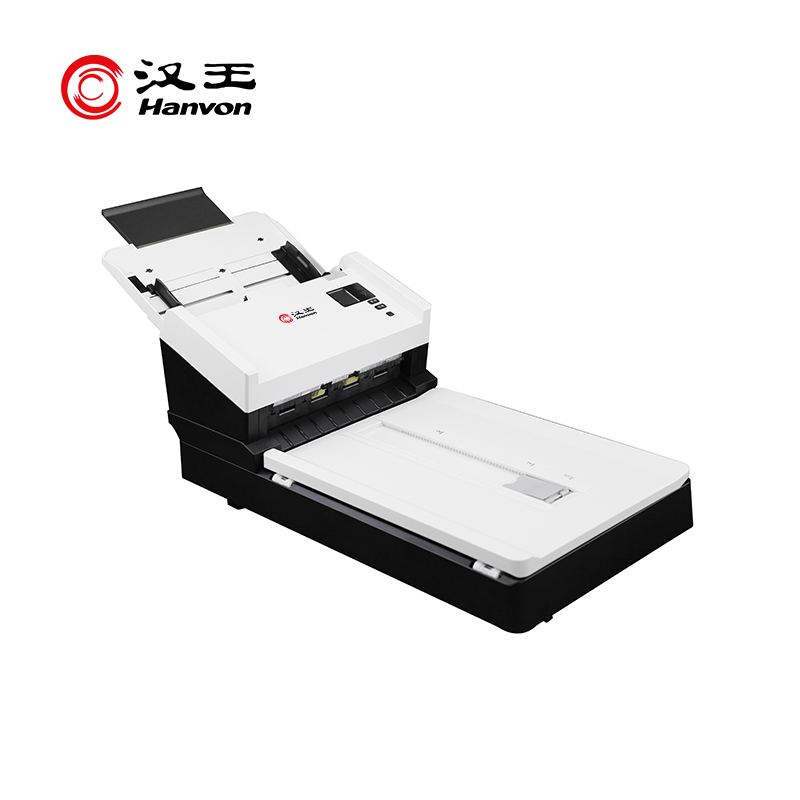 汉王(Hanvon)HW-68T国产扫描仪高速馈纸式+平板双平台A4幅面 彩色双面支持国产系统50ppm/100ipm