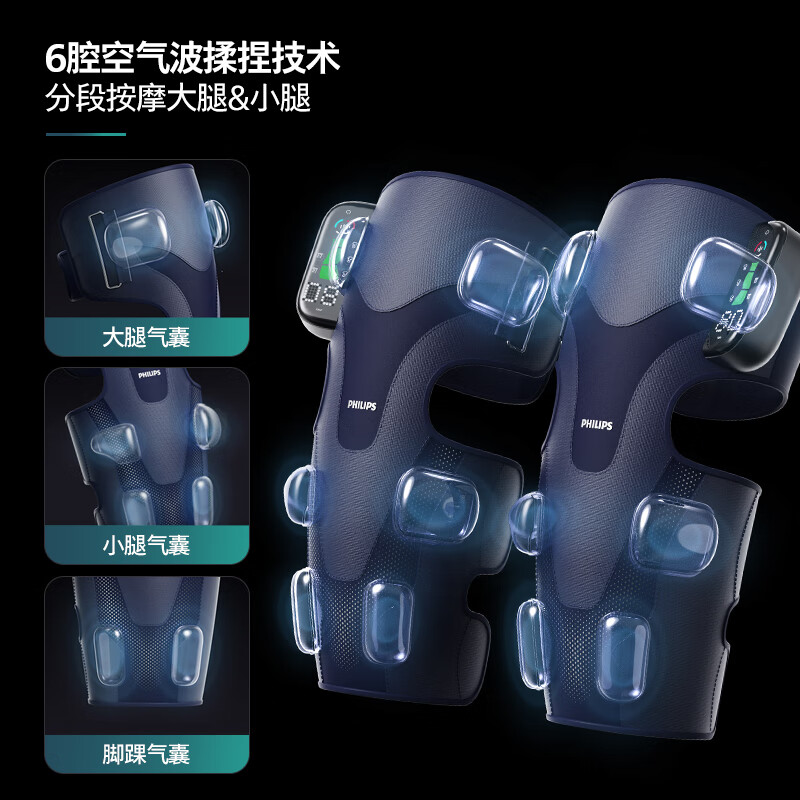 飞利浦智能肩颈按摩器3D深层揉捏舒缓颈部疲劳黑科技体验高清大图