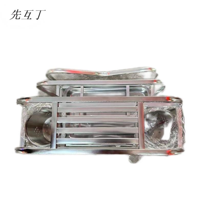 先互丁 不锈钢多功能刀架置物架 33*21*40cm 个高清大图