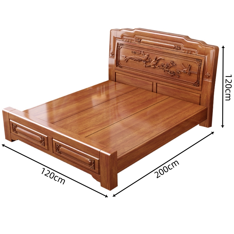 豫龙都 床+双床头柜 1.2m 套高清大图