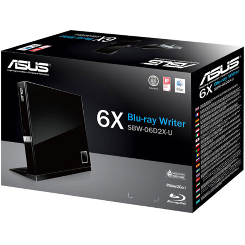 华硕（ASUS）外置蓝光刻录机 SBW-06D2X-U