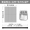 卫生间免打孔洗澡隔断帘简约加厚防水防霉涤纶遮光布窗帘浴帘套装