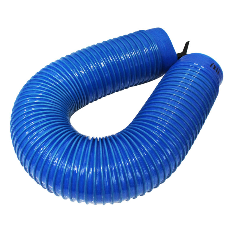 塑料波纹管32MM*1米 蓝色pvc木工吸尘管 车间排气通风软管 四季用柔软能弯曲工业通风管