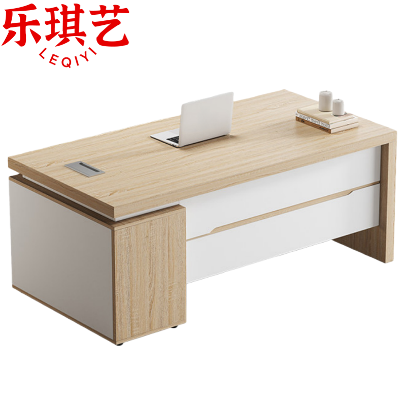 乐琪艺 办公 桌 1.4m 张高清大图