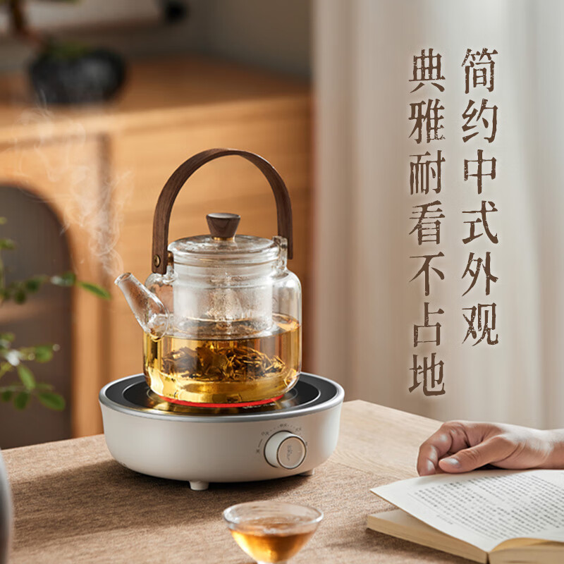 小熊(Bear)电陶炉 迷你煮茶炉 红茶老白茶普洱养生茶炉小型家用加热多功能轻音烹煮围炉煮高清大图