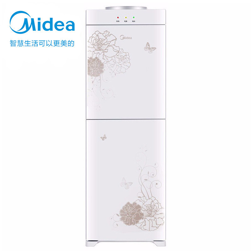 美的(Midea)饮水机 家用立式办公温热型双封闭门大储物柜饮水器YR1226S-W