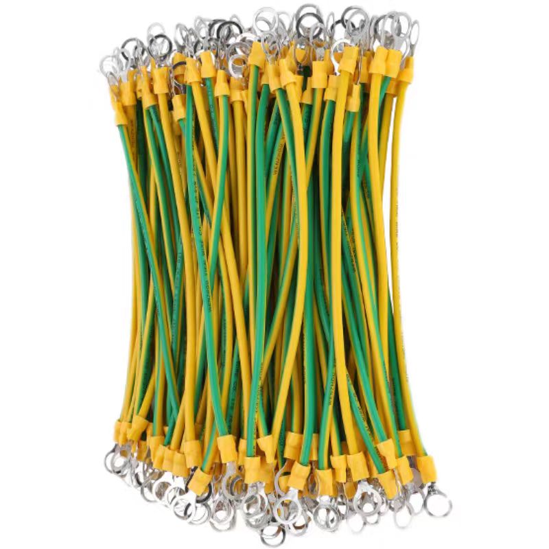 中锦科技 接地线 连接线 桥架跨接线 铜包铝[孔8]6平方*长300mm 根高清大图