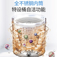 奥克斯（AUX）洗衣机XQB32-A1829AM 3.2公斤 高温煮洗 迷你 全自动 小婴幼儿 宝宝洗衣机 波轮洗衣机