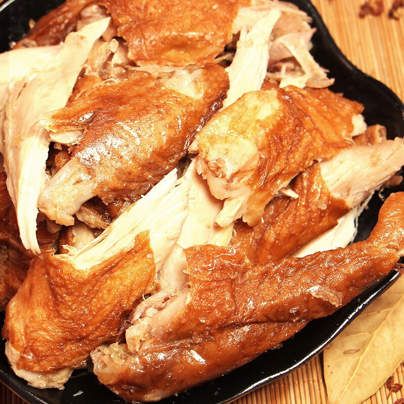 永盛斋德州脱骨扒鸡500g2礼盒装熟食腊味方便食品中华老字号山东特产