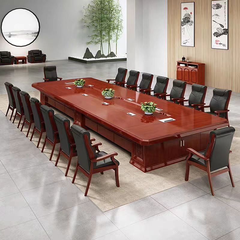 振雅 4米会议桌 by-4000 红色