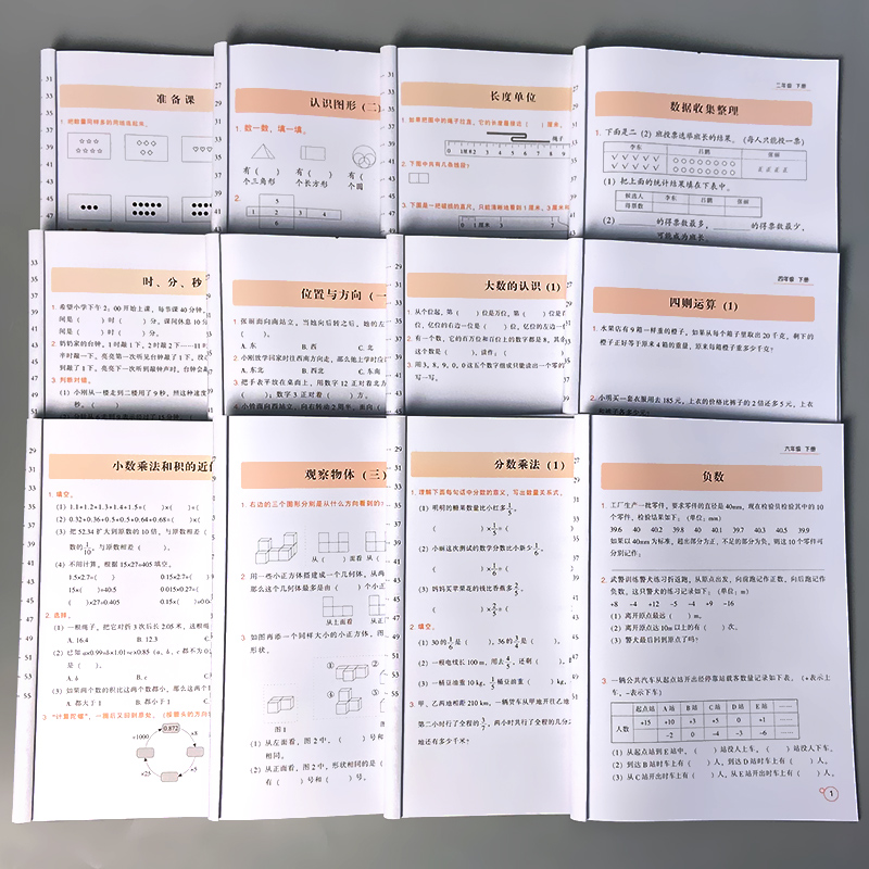 五年级下册 小学数学附加题 小学通用 [正版]小学生一二三四五六年级上册下册数学附加题1-6年级同步练习册专项训练人教版高清大图