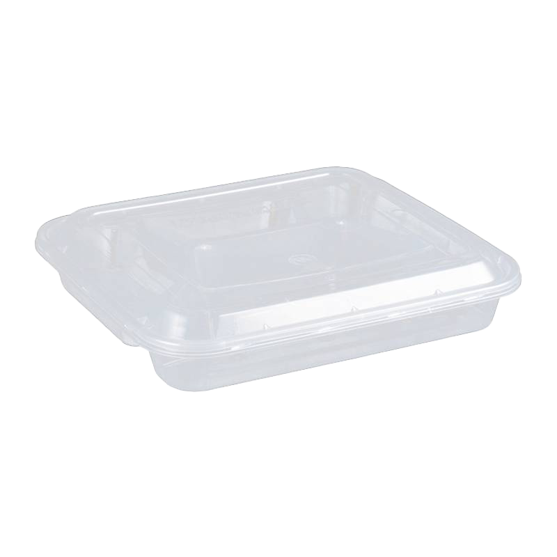 金金桂昊 一次性餐盒 分体四格1000ml透明 个高清大图