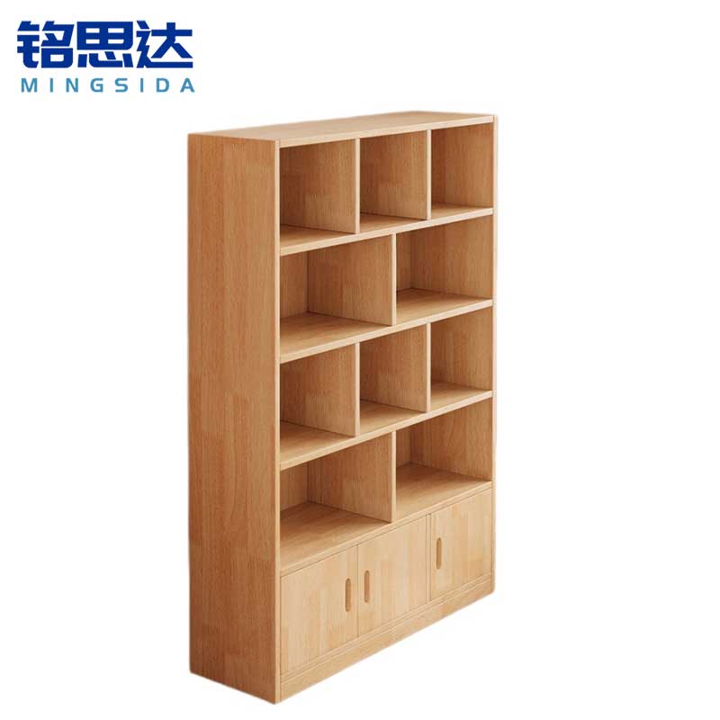铭思达书柜100cm三门款台高清大图