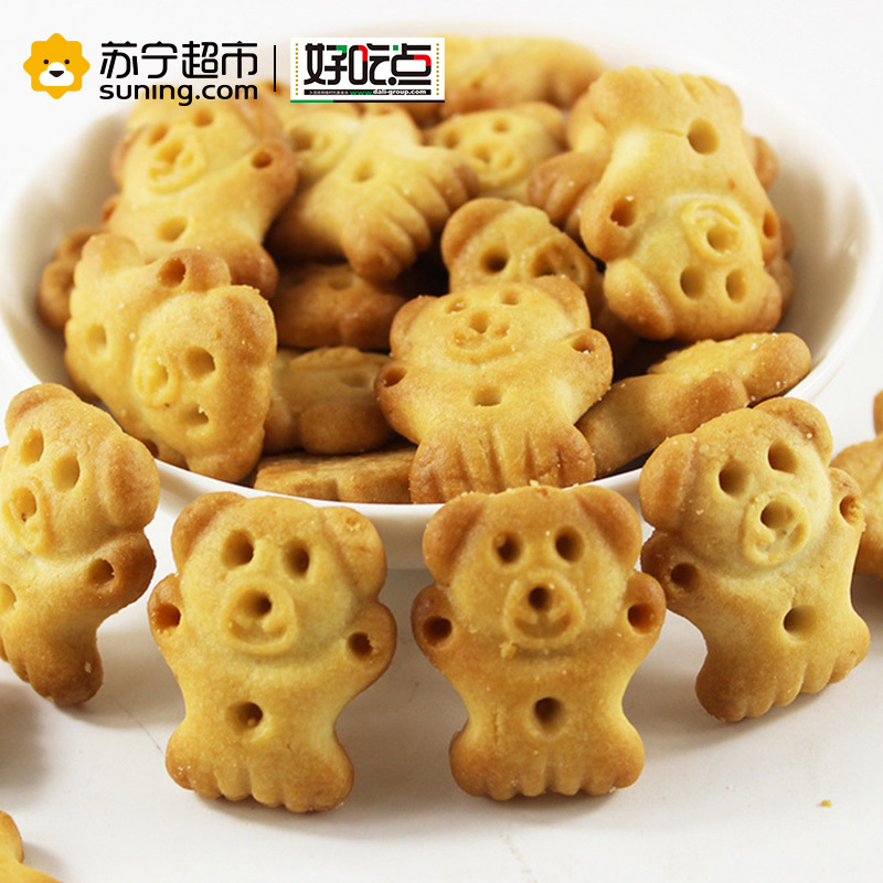 达利园 好吃点 饼干 零食 熊字饼115g