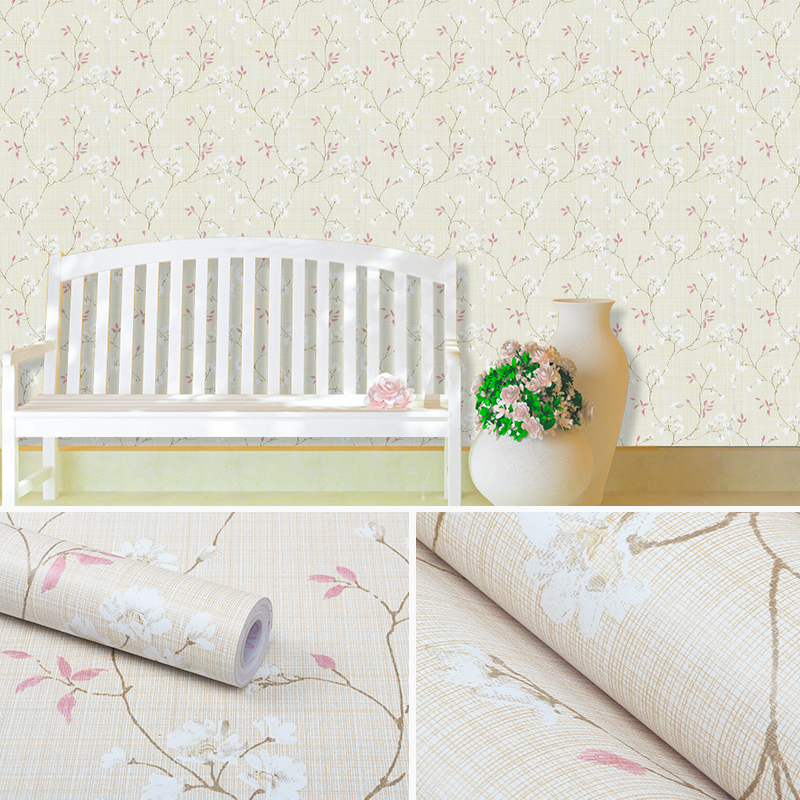 墙纸自粘壁纸墙纸古达宿舍寝室装饰墙贴画pvc卧室温馨房间贴纸10米