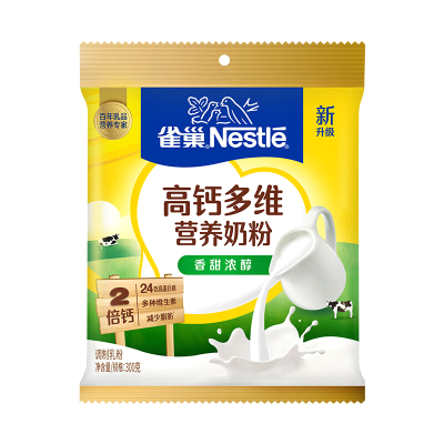 1袋雀巢全家营养奶粉300g