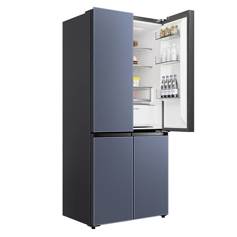 TCL R460P8-U 十字门冰箱 460升 超薄嵌入 超大变温空间 -36℃深冷速冻 580mm超薄机身图片