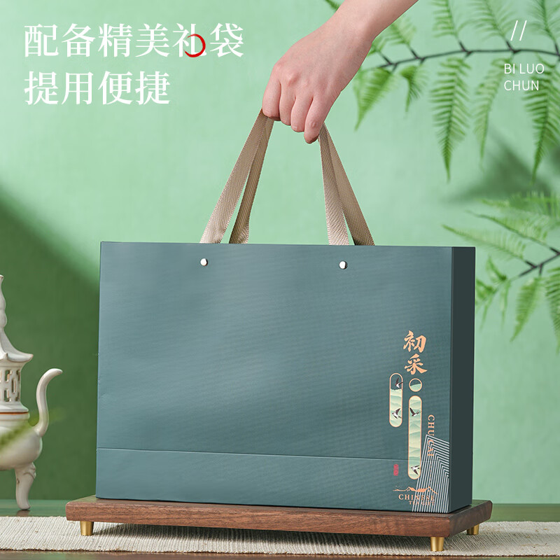 天洲溪绿茶苏州碧螺春天洲溪绿茶 明前嫩芽碧螺春 250g 2025年新茶 茶叶礼盒装 新老包装 随机发货高清大图