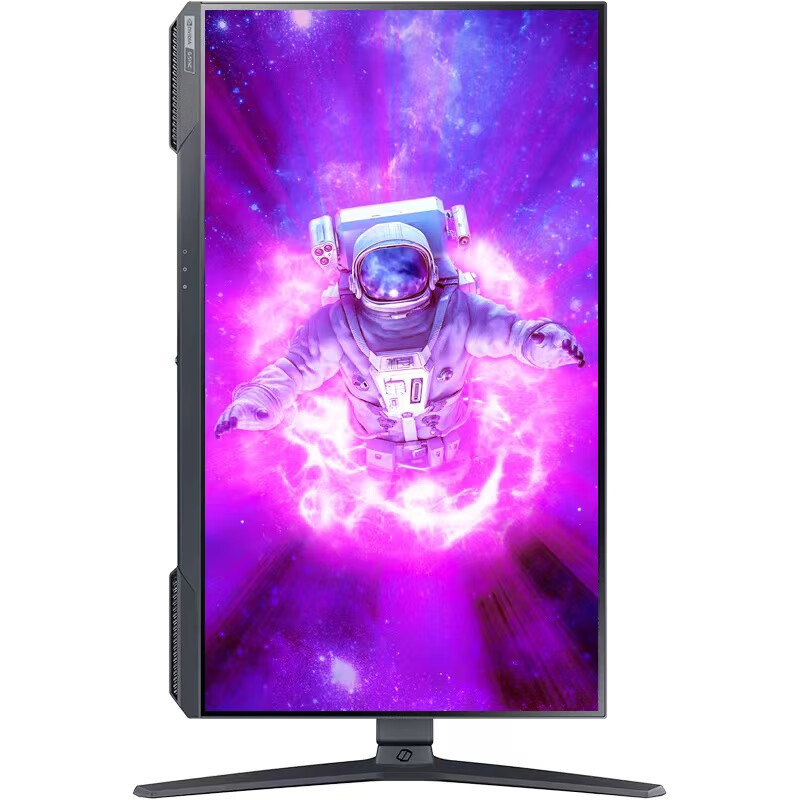 三星(SAMSUNG)27英寸 IPS 2K 165Hz 1ms响应 广色域 HDR400 旋转升降 FreeSync 电竞显示器 S27AG520PC