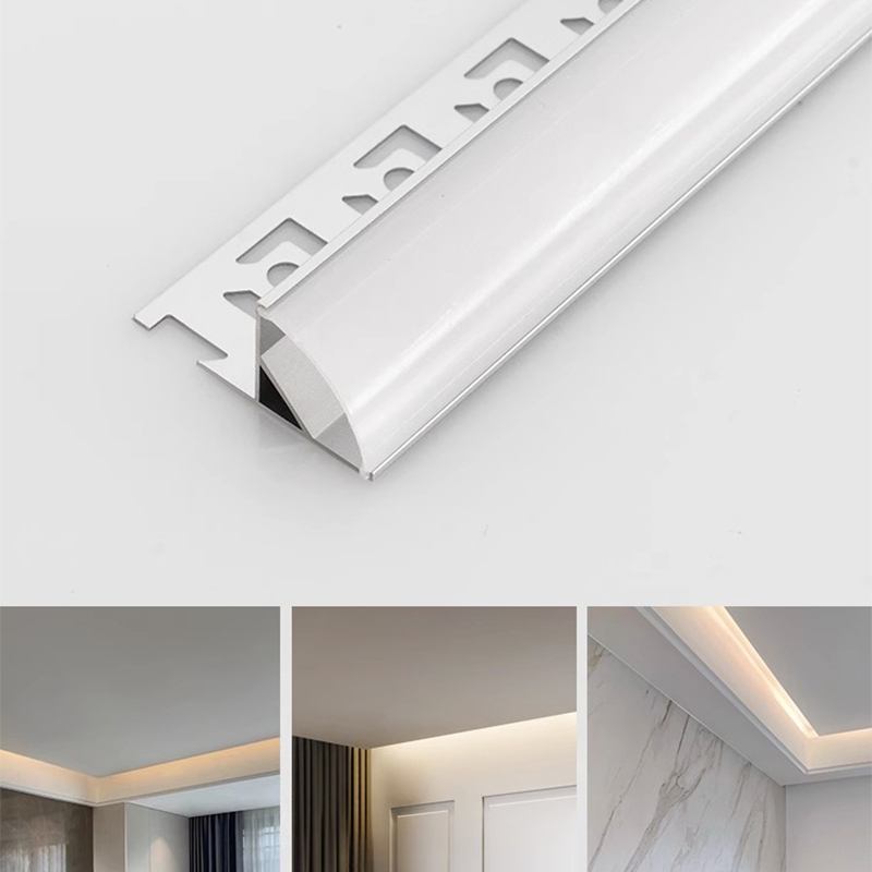 槽线型灯角灯洗墙无主灯线型灯带线型灯阳角阴角线槽灯顶角发光设计师