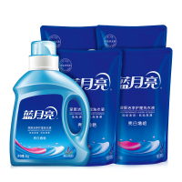 蓝月亮亮白增艳洗衣液1kg瓶装+500g袋装*4薰衣草香