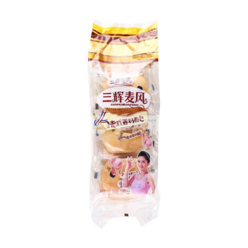 三辉麦风 法式香奶面包200g/袋