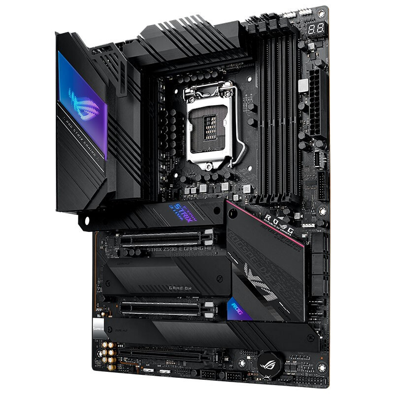 华硕(ASUS)玩家国度(ROG)ROG STRIX Z590-E GAMING WIFI主板 支持 CPU 10900K/10700K(Intel Z590/LGA 1200)