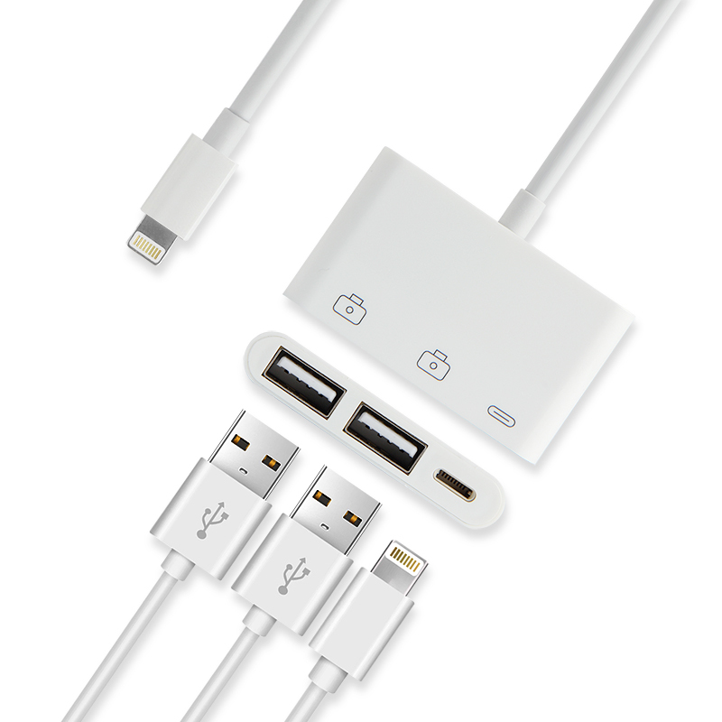 久宇苹果ipad102英寸扩展坞苹果转接器ipadairpromini拓展坞iphone11