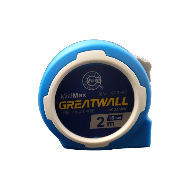 长城精工钥匙扣环迷你卷尺挂件便携迷你尺A58mini钢卷尺 GW-2A58W 680042