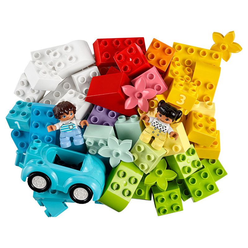 LEGO乐高得宝系列中号缤纷桶10913 男孩女孩1岁半+生日礼物 玩具积木